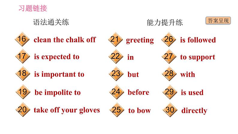 人教版九年级上册英语习题课件 Unit10 课时3　Section A(Grammar Focus－4c)第3页