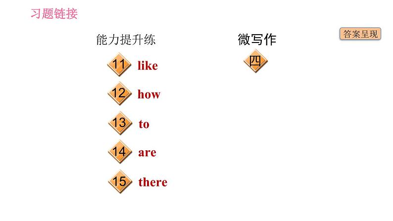 人教版九年级上册英语习题课件 Unit11 课时6　Section B (3a－Self Check)03