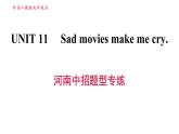人教版九年級上冊英語習題課件 Unit11 河南中招題型專練