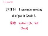 人教版九年级上册英语习题课件 Unit14 课时6　Section B (3a－Self Check)
