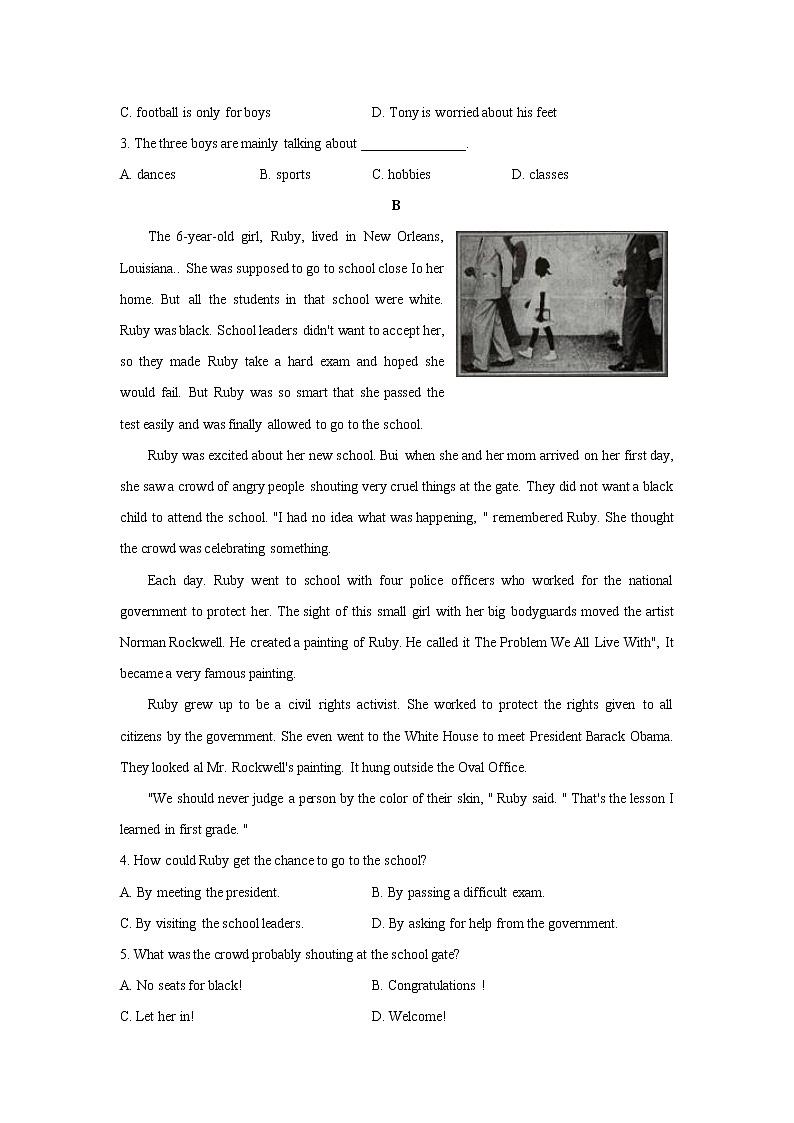 2021年山东省潍坊市中考英语真题（word版附解析）02