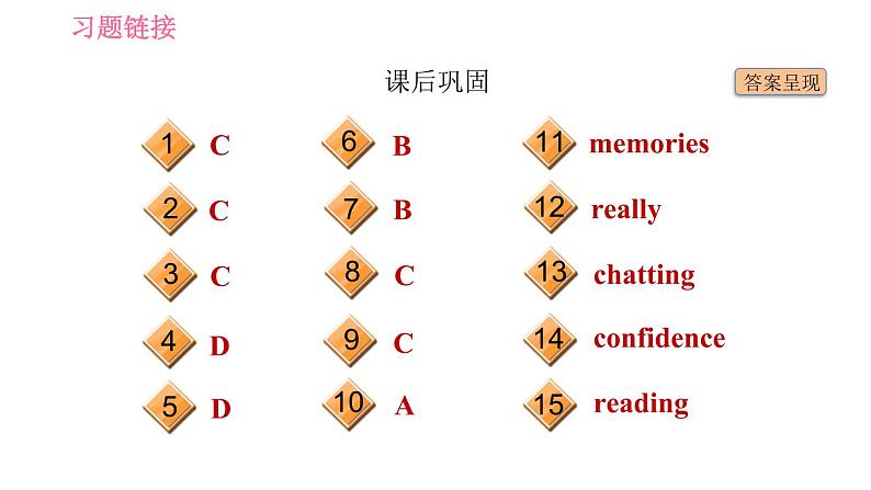 冀教版九年级英语全一册 Unit10 习题课件04