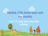 外研英語八年級上冊 Module 2  Unit1 It’s taller than many other buildings PPT課件+素材