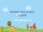 外研英语八年级上册 Module 1 Unit3 Language in use PPT课件+素材