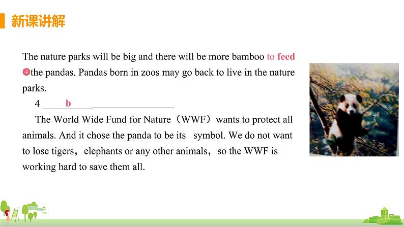 Unit2 The WWF is working hard to save them all第6页