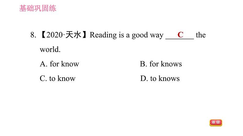 沪教版九年级上册英语课件 Unit2  课时3 Grammar第8页