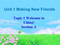 仁爱科普版七年级上册Topic 1 Welcome to China!教课课件ppt