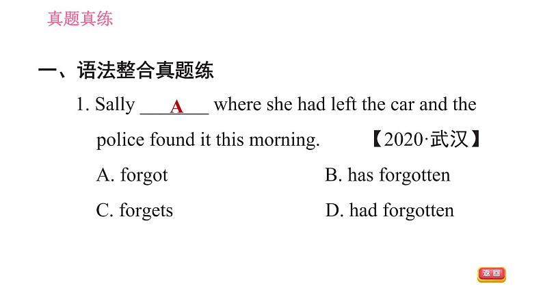 鲁教五四版九年级全一册英语 Unit7 习题课件03