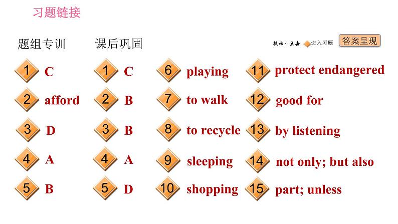 鲁教五四版九年级全一册英语习题课件 Unit8 Period 3 Section A(Grammar Focus-4c)& Section B (1a-1e)第2页