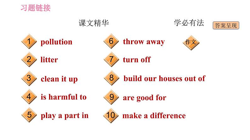 鲁教五四版九年级全一册英语习题课件 Unit8 Period 5 Section B (3a－Self Check)第3页