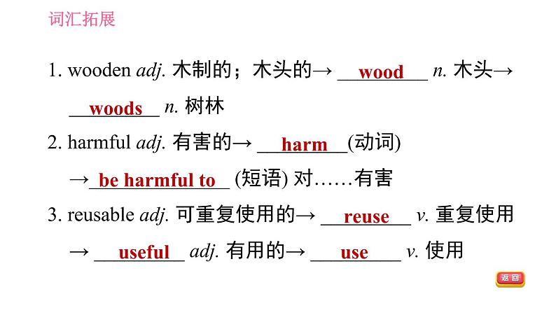 鲁教五四版九年级全一册英语习题课件 Unit8 Period 5 Section B (3a－Self Check)第4页