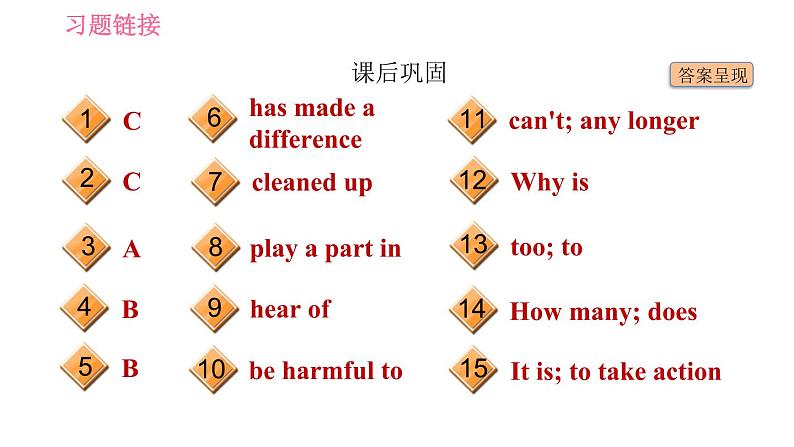 鲁教五四版九年级全一册英语习题课件 Unit8 Period 2 Section A (3a－3b)第4页
