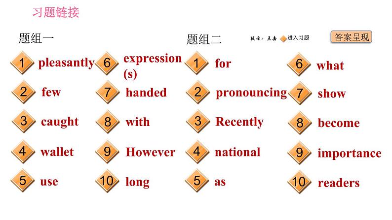 鲁教五四版九年级全一册英语习题课件 期末专训之综合填空专训第2页