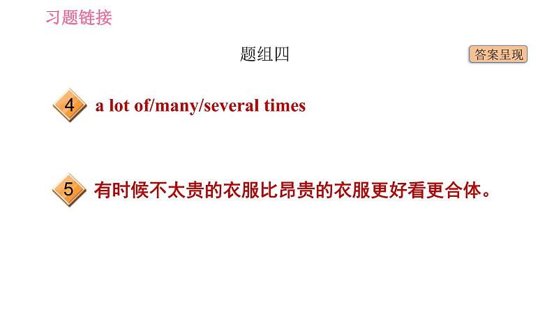 鲁教五四版九年级全一册英语习题课件 期末专训之阅读表达专训08