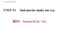 人教新目标 (Go for it) 版Unit 11 Sad movies make me cry.综合与测试习题ppt课件