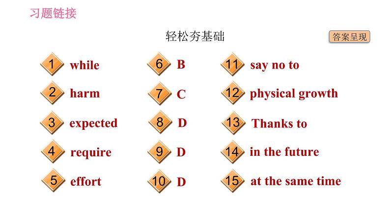 外研版九年级下册英语 Module 5  习题课件04