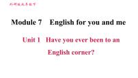 外研版 (新标准)九年级下册Module 7 English for you and meUnit 1 Have you ever been to an English corner?授课ppt课件