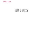 外研版九年级下册英语课件 中考专项训练 语法专练(二)