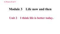 英语九年级下册Unit 2 I think life is better today.教课内容课件ppt