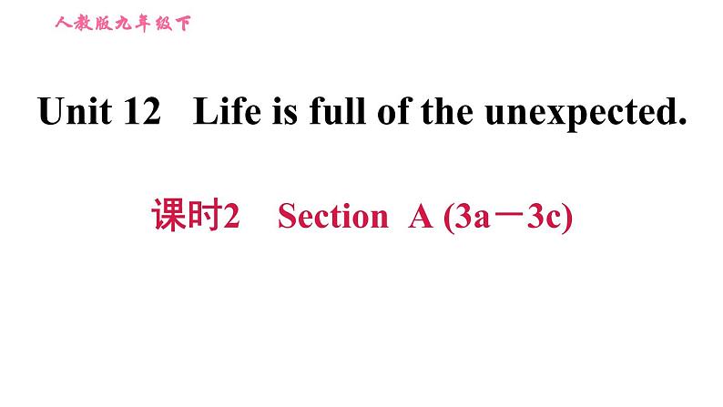 人教版九年级下册英语 Unit12 习题课件01