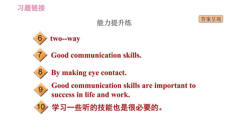 冀教版九年级下册英语课件 Unit 9 Lesson 50 Tips for Good Communication06