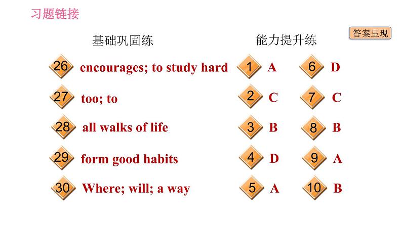 冀教版九年级下册英语课件 Unit 8 Lesson 44 Popular Sayings05