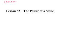 冀教版九年级下册Lesson 52 The Power of a Smile课前预习课件ppt