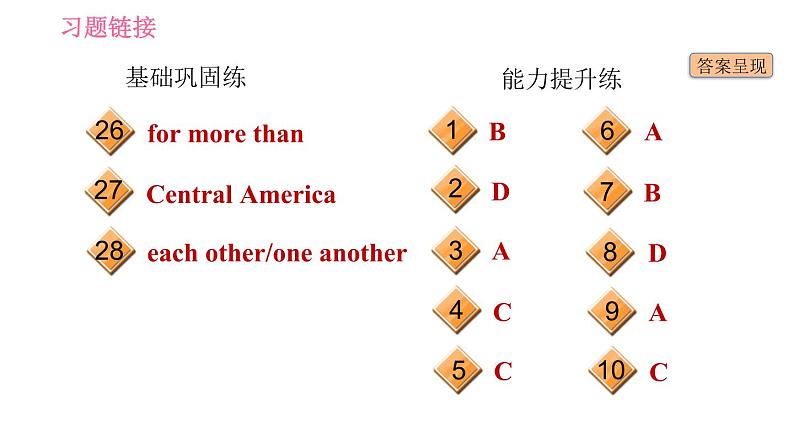 冀教版九年级下册英语 Unit 8 习题课件05