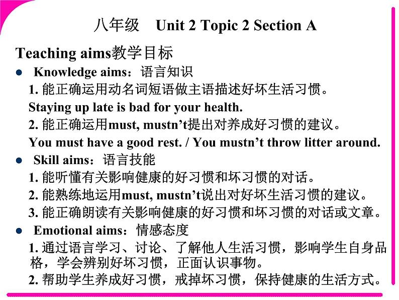 仁爱科普版初中英语八年级上Unit 2 Topic 2 Section A课件02