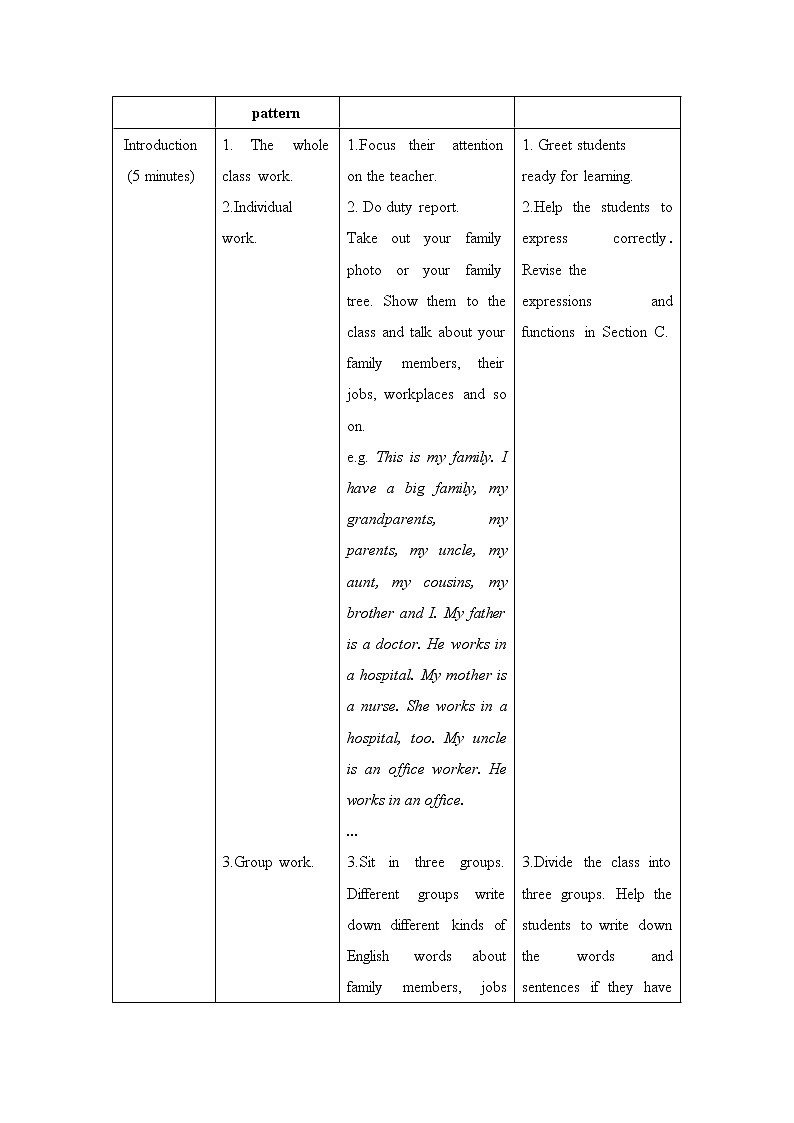 仁爱科普版初中英语七年级上 Unit 3 Topic 2 Section D 教学设计03