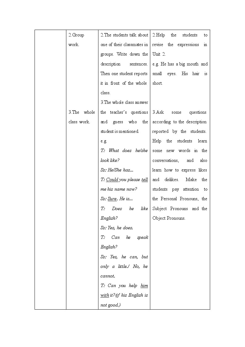仁爱科普版初中英语七年级上 Unit 3 Topic 1 Section A 教学设计第3页