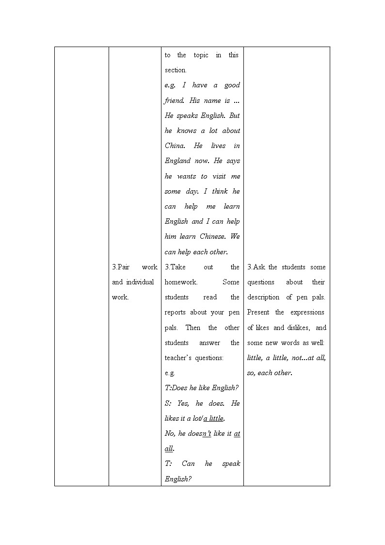 仁爱科普版初中英语七年级上 Unit 3 Topic 1 Section C 教学设计03
