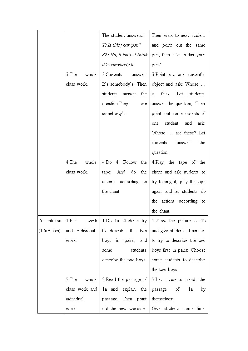 仁爱科普版初中英语七年级上 Unit 2 Topic 3 Section C 教学设计第3页