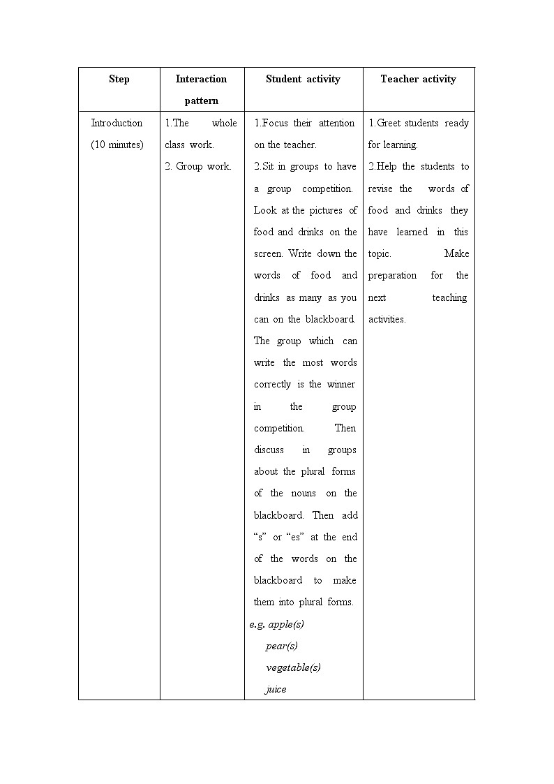 仁爱科普版初中英语七年级上 Unit 3 Topic 3 Section D 教学设计第3页