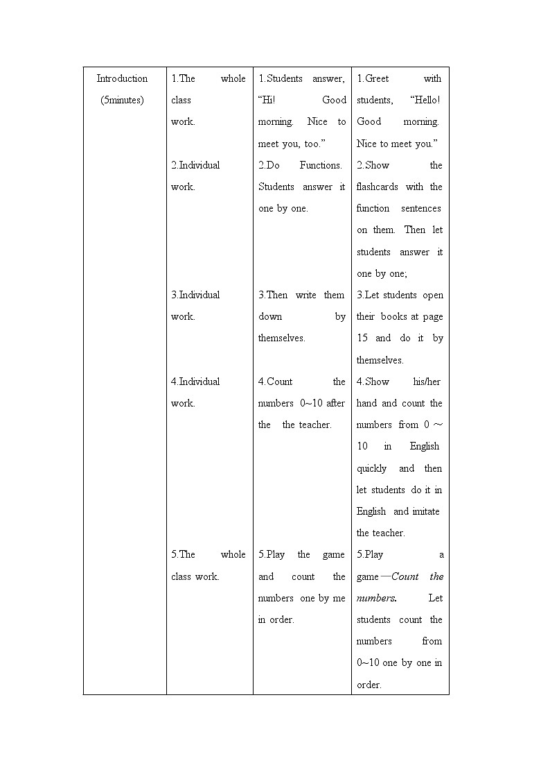 仁爱科普版初中英语七年级上 Unit 1Topic 2 Section D 教学设计03