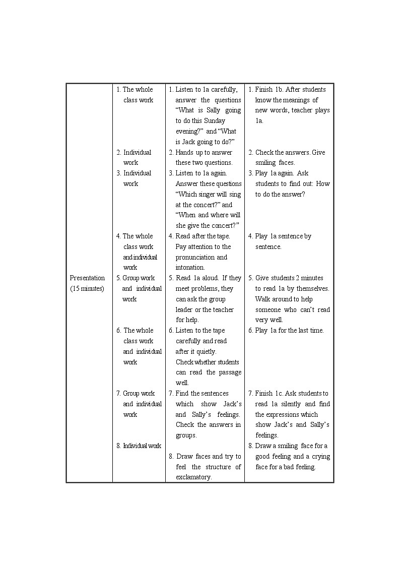 仁爱科普版初中英语八年级上Unit 3 Topic 2 Section A 教学设计03