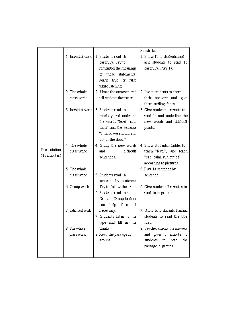 仁爱科普版初中英语八年级上Unit 4 Topic 2 Section B 教学设计第3页