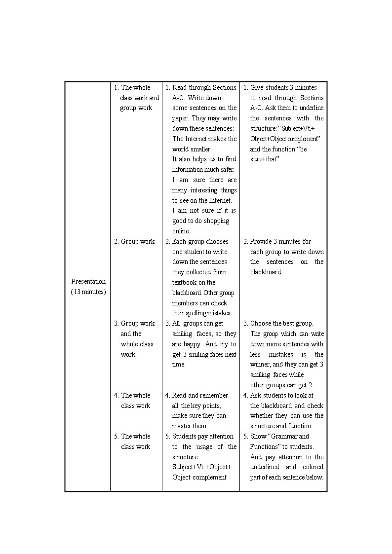仁爱科普版初中英语八年级上Unit 4 Topic 3 Section D 教学设计03