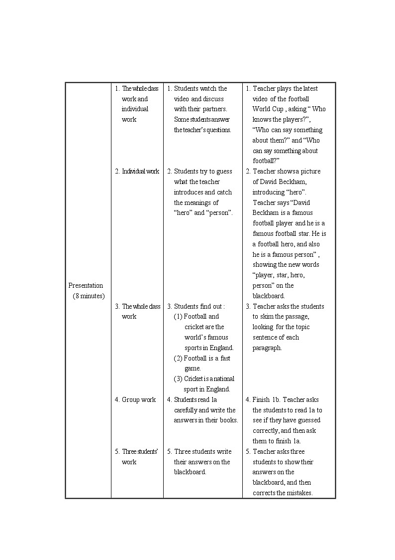 仁爱科普版初中英语八年级上Unit 1 Topic 2 Section D 教学设计第3页