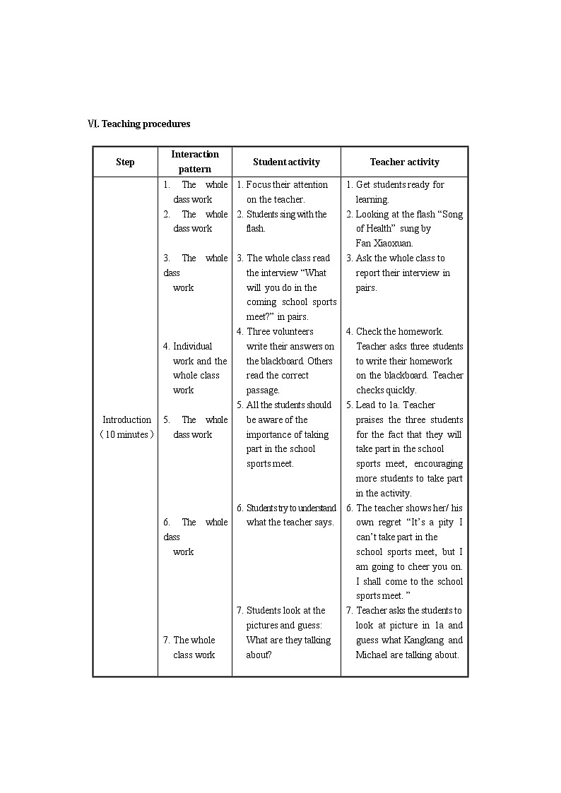 仁爱科普版初中英语八年级上Unit 1 Topic 3 Section B 教学设计03