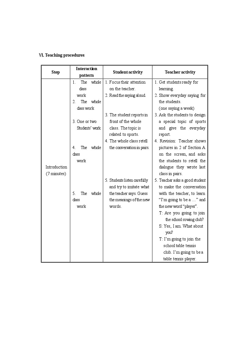 仁爱科普版初中英语八年级上Unit 1 Topic 1 Section B 教学设计03