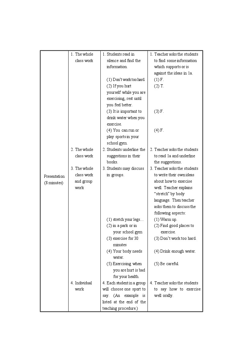 仁爱科普版初中英语八年级上Unit 2 Topic 3 Section D 教学设计第3页