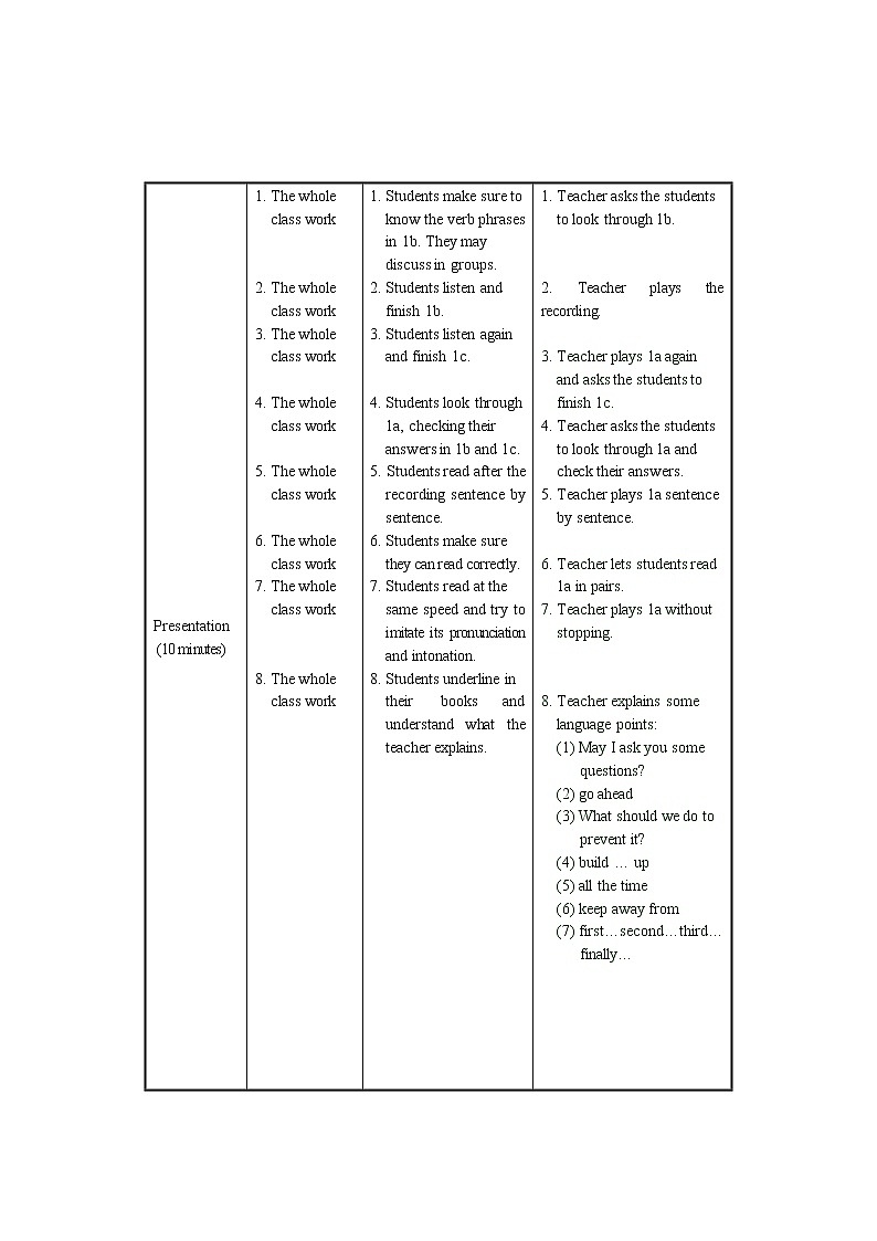 仁爱科普版初中英语八年级上Unit 2 Topic 3 Section A 教学设计03