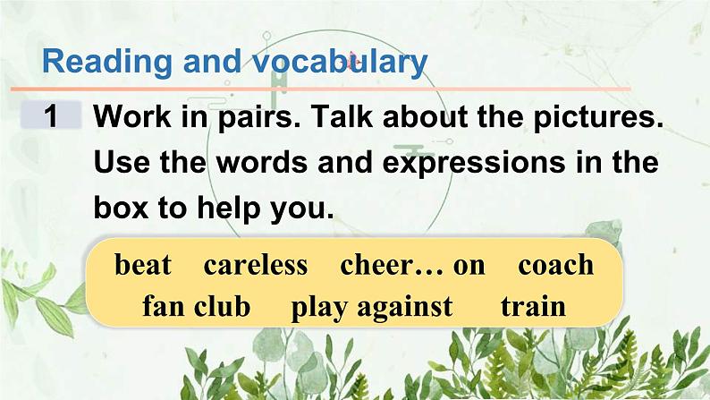 初中英语 外研（新标准）版 八年级上册Module 3 Sports   unit2 This year we are training more carefully同步教案 课件 练习05