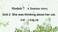 初中英语外研版 (新标准)八年级上册Unit 2 She was thinking about her cat.优质ppt课件