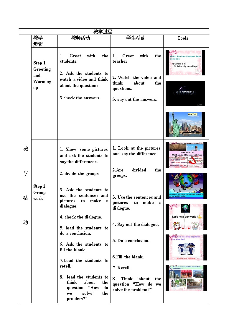 初中英语 外研（新标准）版 八年级上册Module 9 Population Unit 3 Language in use.Writing同步教案 课件 练习02