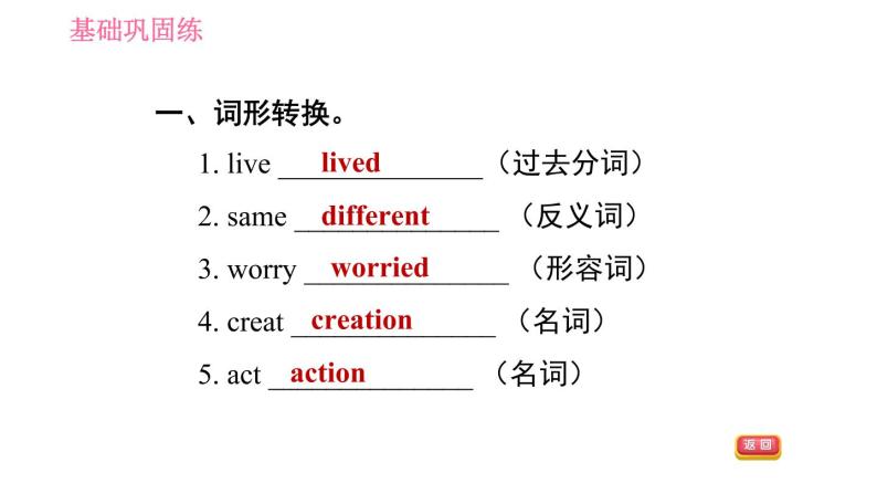 沪教牛津版九年级下册英语 Unit3 习题课件06