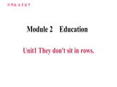 外研版九年级下册英语课件 Module 2 Unit1 They don't sit in rows.