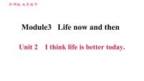 初中英语外研版 (新标准)九年级下册Unit 2 I think life is better today.课前预习ppt课件