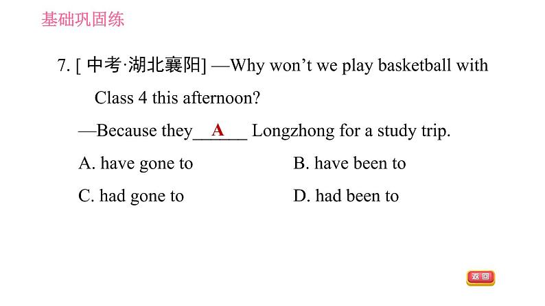 人教版九年级下册英语 Unit 14 习题课件07